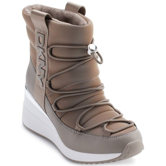 Dkny Women's Perla Wedge Winter Booties - Picture 1 of 3